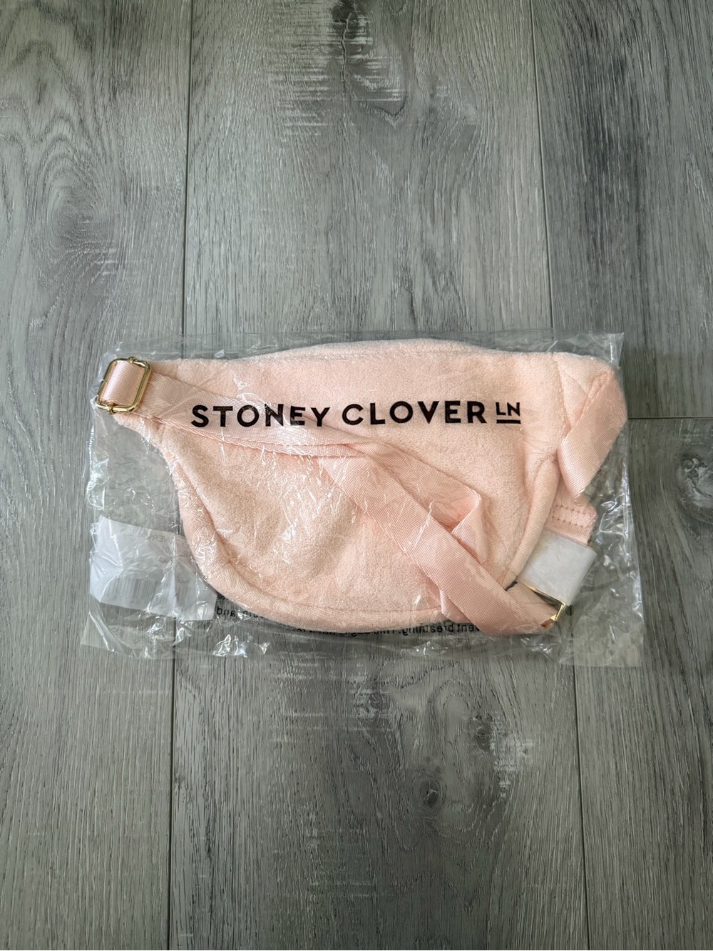 Stoney Clover Lane Orange Terry Fanny Pack with Gold Hardware